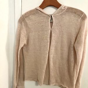 NWOT Banana Republic Heather Pink Women’s Hooded Top/Cover Up.